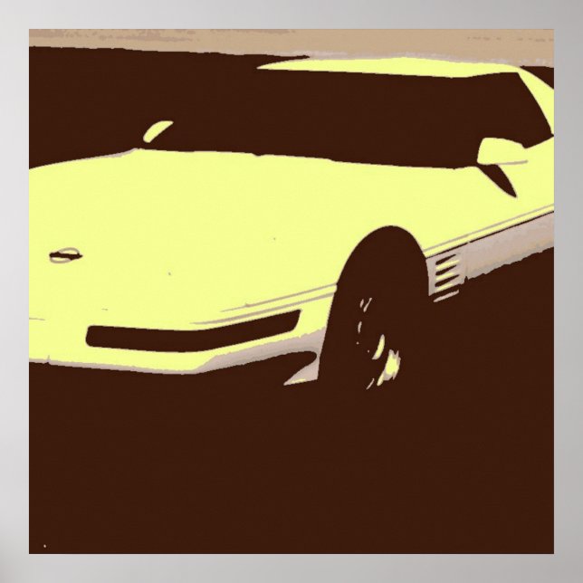 Classic 1992 Car Poster (Front)