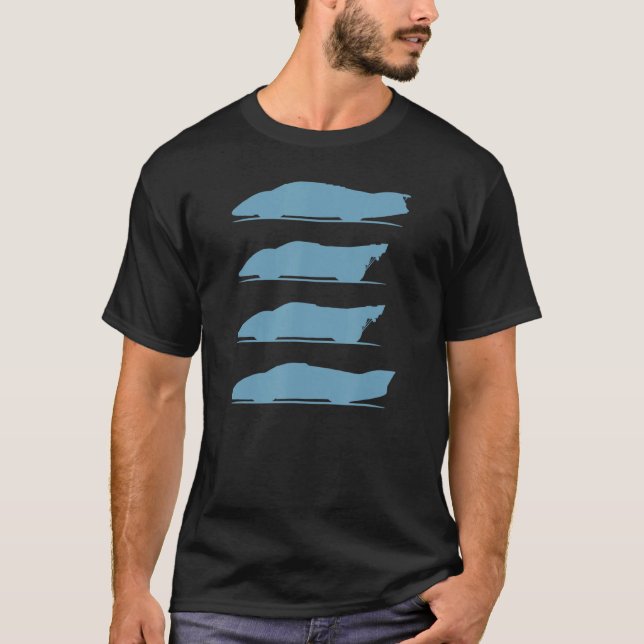 Classic 24h Endurance Race Car and Motorsport Live T-Shirt (Front)