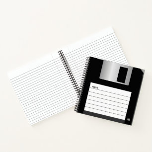 Classic 3.5" Floppy Disc Spiral Notebook