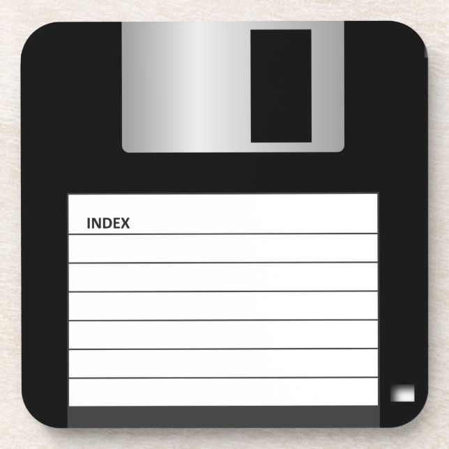 Classic 3.5" Floppy Disk Coasters (Front)