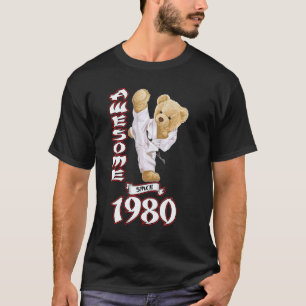 Classic 43rd Birthday Men Women 1980 Awesome Karat T-Shirt