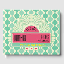 Classic 50s Diner Jukebox Wedding Guest Book