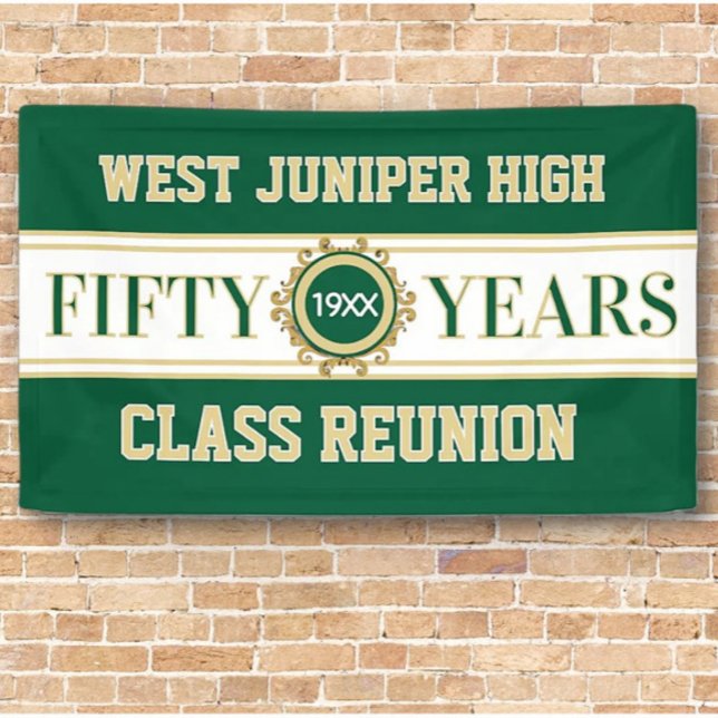 Classic 50th Reunion Celebration Banner (Creator Uploaded)