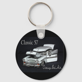 Classic 57 Chevy Bel Air Keychain