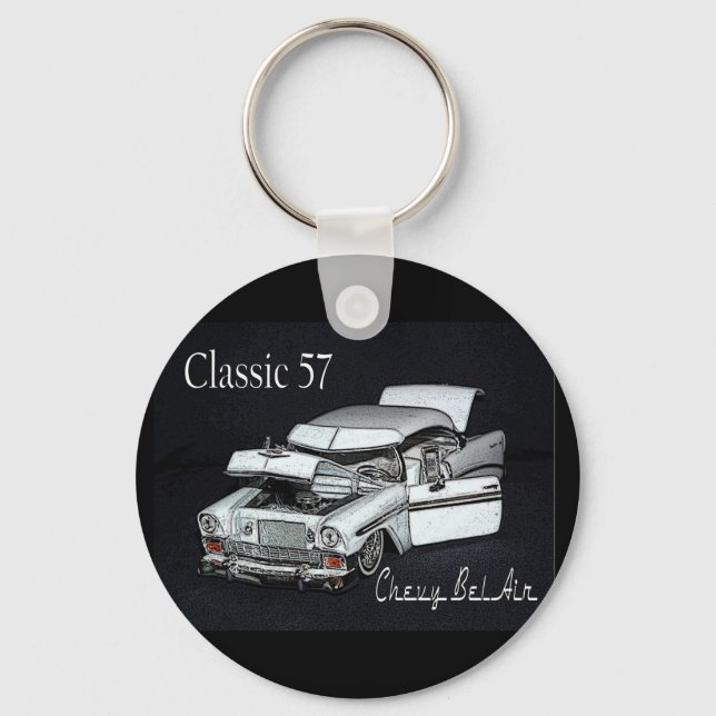 Classic 57 Chevy Bel Air Keychain (Front)