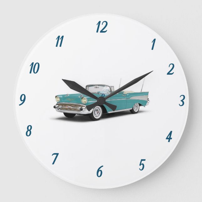 ****CLASSIC 57 CHEVY**** CLOCK (Front)