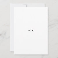 Classic (5" x 7") Foil Invitation