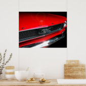 Classic 60s Muscle Car  Poster (Kitchen)