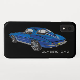 Classic 63 Blue Corvette Smartphone Case Mate