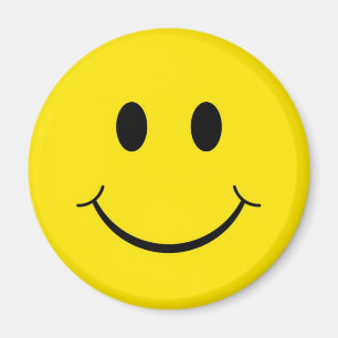 Classic 70's Yellow Happy Face Magnet