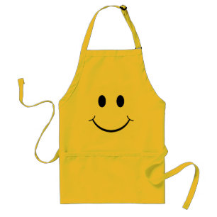 Classic 70's Yellow Happy Face Standard Apron