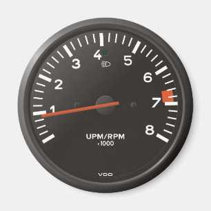 Classic 911 rev counter (old air-cooled car) magnet