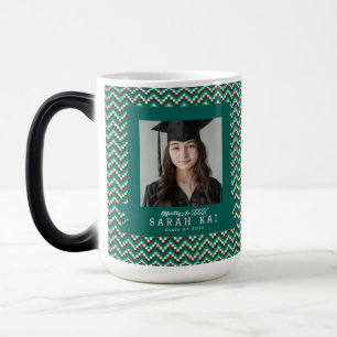 Classic Abstract Print Husband Graduation Gift Magic Mug