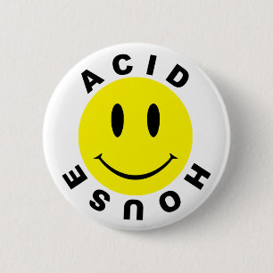 Classic Acid House 2 Inch Round Button