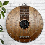 Classic Acoustic Guitar Dartboard<br><div class="desc">Classic acoustic guitar design for your custom dartboard</div>