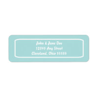 Classic Address Avery Label (Tiffany)