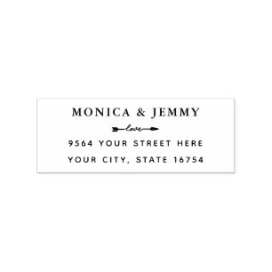 Classic Address Self Inking Custom Rubber Stamp