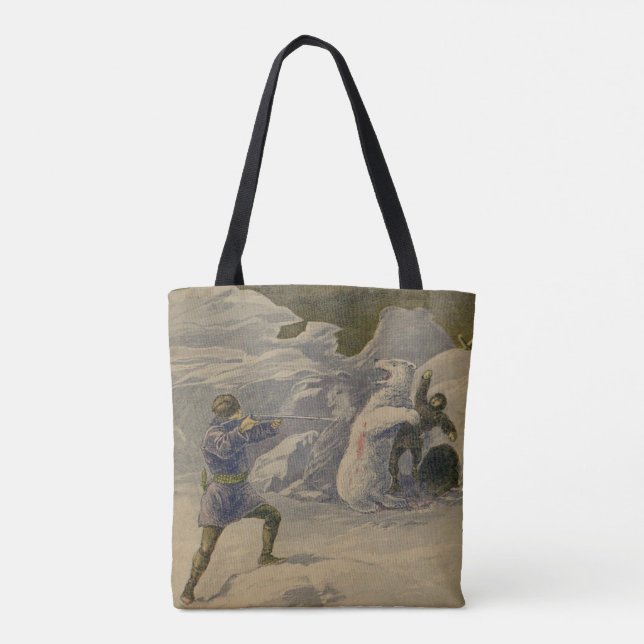 Classic Adventure Comics Tote Bag (Back)