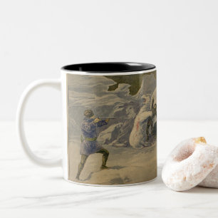 Classic Adventure Comics Two-Tone Coffee Mug