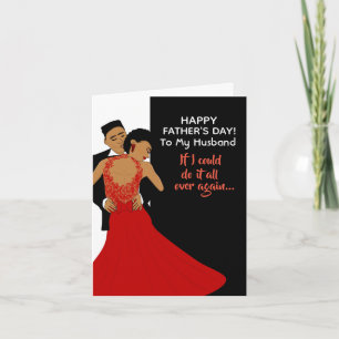 Classic African American Husband Father's Day Card
