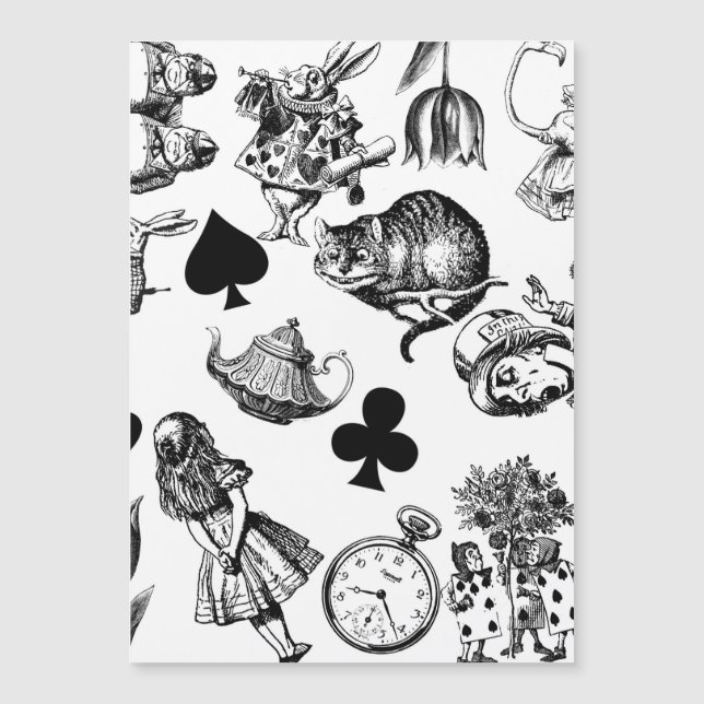  Classic Alice in Wonderland Characters: Original  (Front)