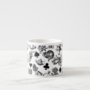  Classic Alice in Wonderland Characters: Original  Espresso Cup