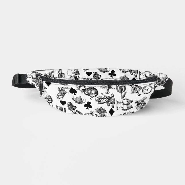  Classic Alice in Wonderland Characters: Original  Fanny Pack (Front)