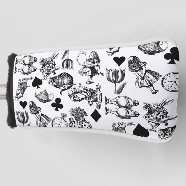  Classic Alice in Wonderland Characters: Original  Golf Head Cover (Front)