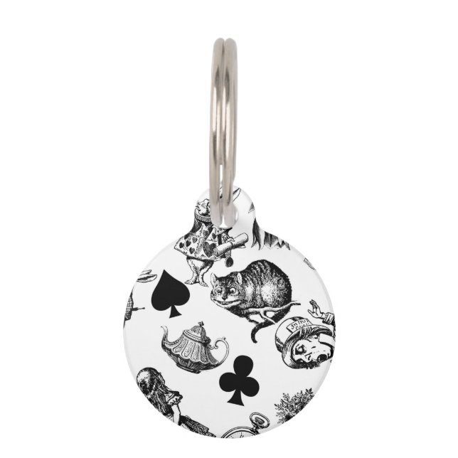  Classic Alice in Wonderland Characters: Original  Pet Tag (Front)