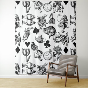  Classic Alice in Wonderland Characters: Original  Tapestry