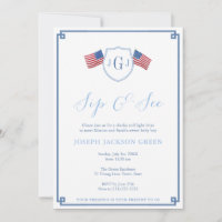 Classic All-American Sip And See Meet Baby Party