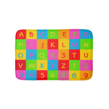 Classic Alphabet and Number Mats gargoyle font