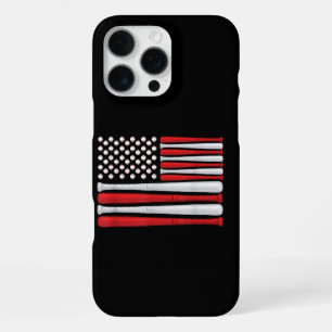 Classic American Baseball Flag - Vintage Baseball iPhone 16 Pro Max Case