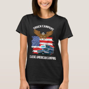 Classic American Camping Vintage Pickup Truck Camp T-Shirt