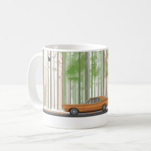 Classic American Cars Wall Art Print, Vintage cars Coffee Mug