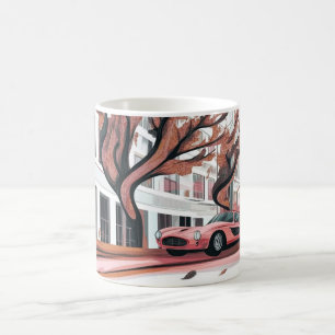 Classic American Cars Wall Art Print, Vintage cars Coffee Mug