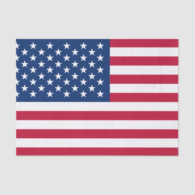 Classic American Flag Tissue Paper (Front)
