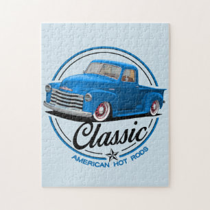 Classic American Hot Rods Jigsaw Puzzle