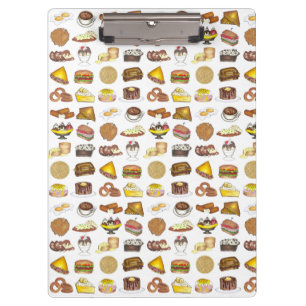 Classic American Lunch Counter Greasy Spoon Diner Clipboard