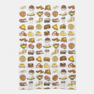 Classic American Lunch Counter Greasy Spoon Diner Kitchen Towel