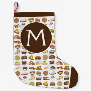 Classic American Lunch Counter Greasy Spoon Diner Small Christmas Stocking