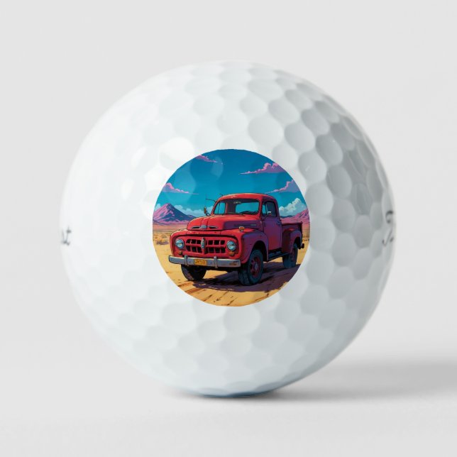 Classic American Pickup  Golf Balls (Front)