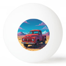 Classic American Pickup Ping Pong Ball 