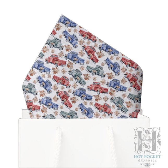 Classic American Pickup Trucks Tissue Paper (Creator Uploaded)