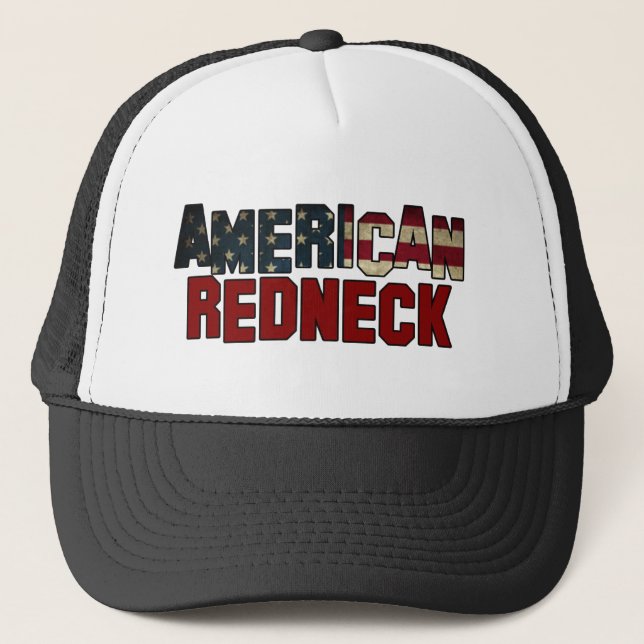 Classic American Redneck Trucker Hat (Front)