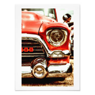 Classic American Trucks Red (1247) Photo Print