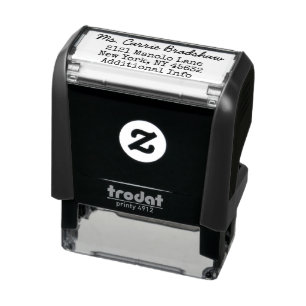 Classic and Simple Writer Return Address Self-inking Stamp