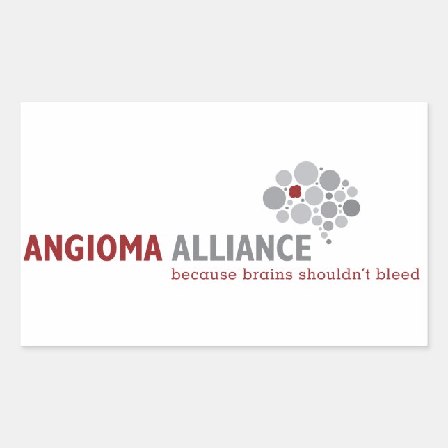 Classic Angioma Alliance Logo Gear Sticker (Front)