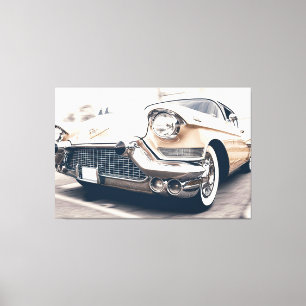 Classic Antique Automobile Car Wrapped Canvas