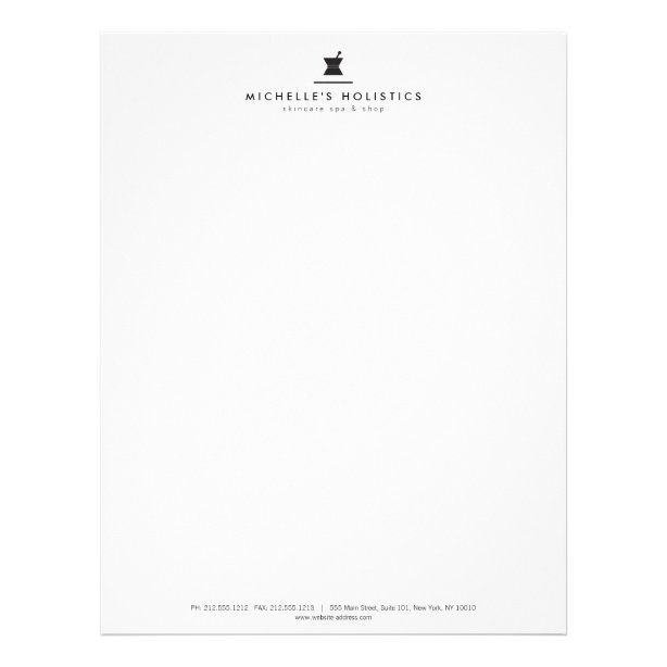 Pharmacy Letterhead Zazzle CA
